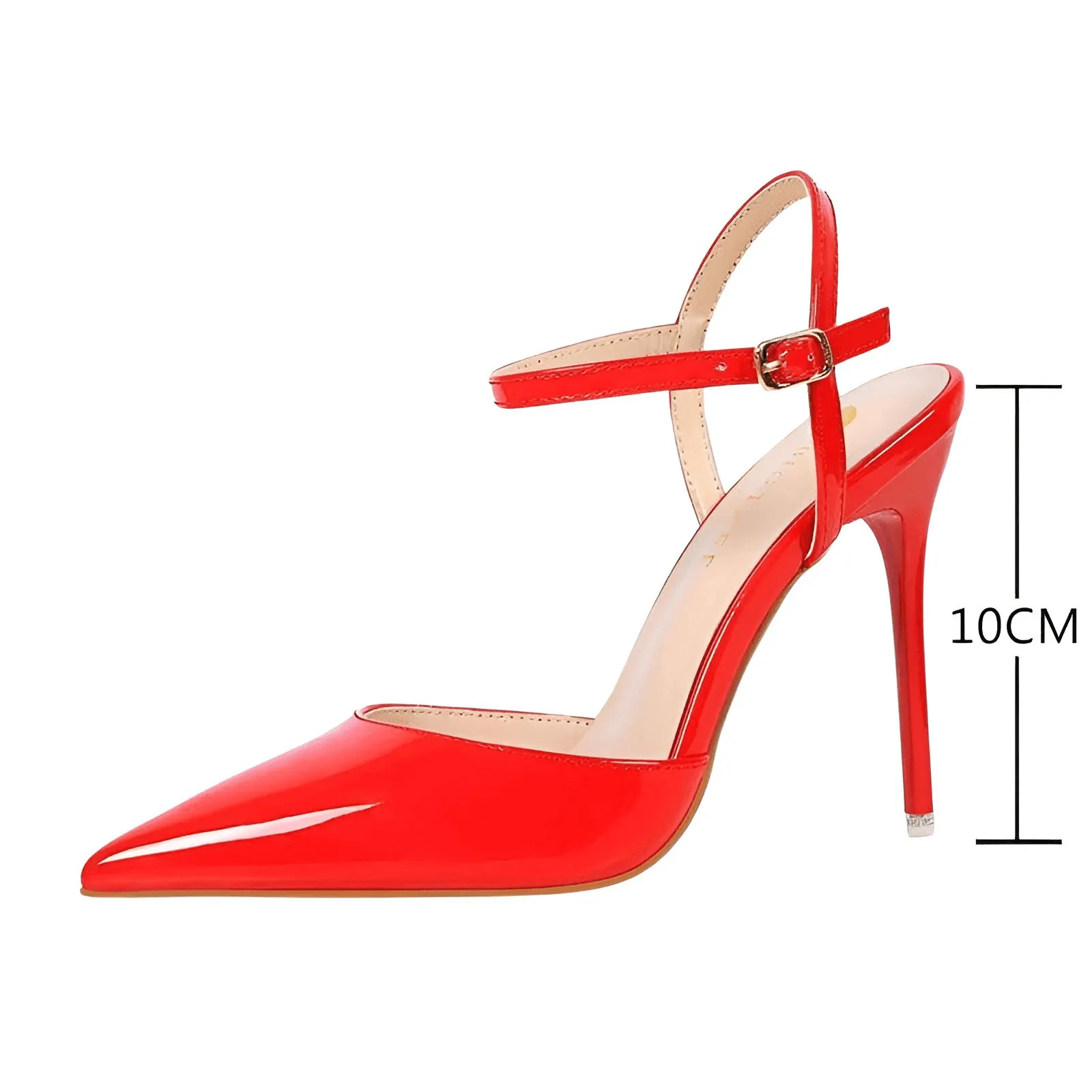 Women's Patent Leather Pumps Stiletto Heel Sandals