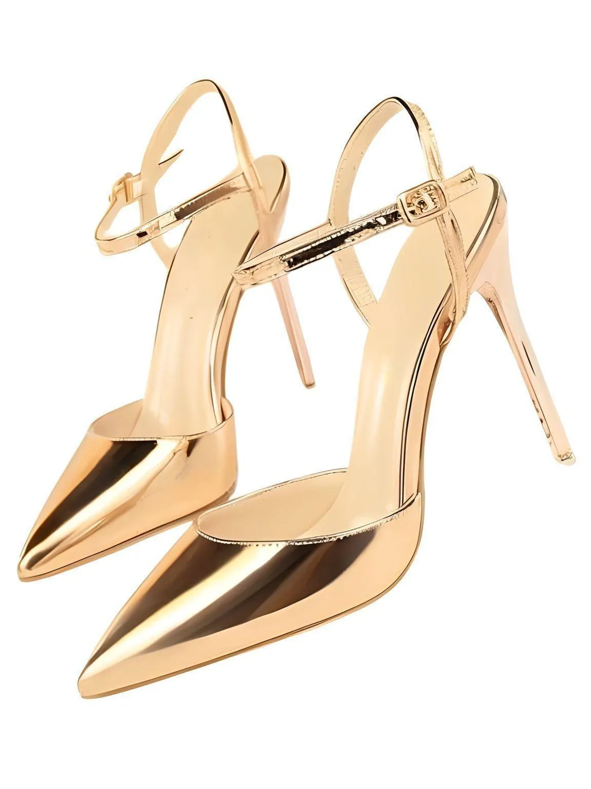 Women's Patent Leather Pumps Stiletto Heel Sandals