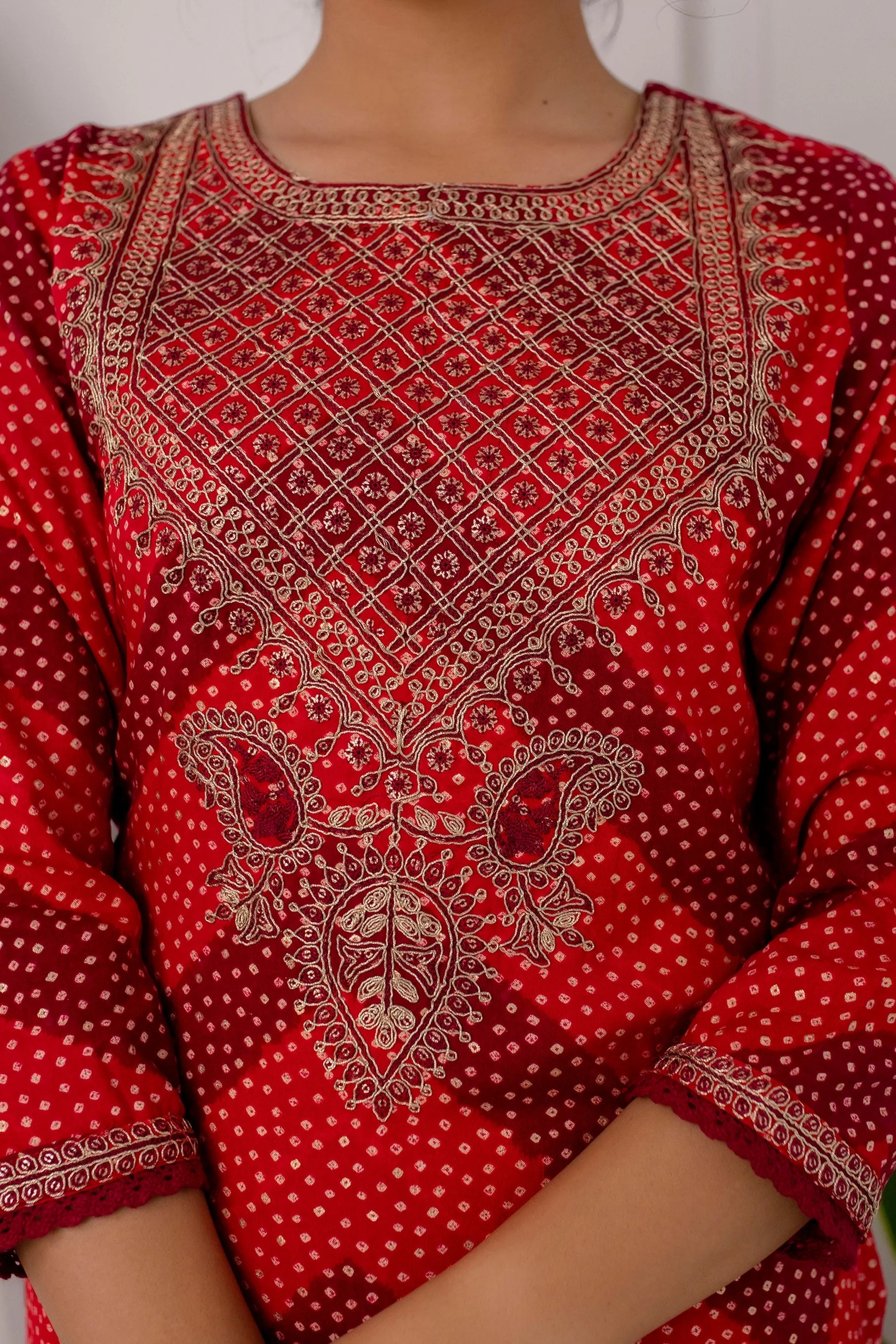 Womens Rayon Maroon and Purpal Straight Kurta