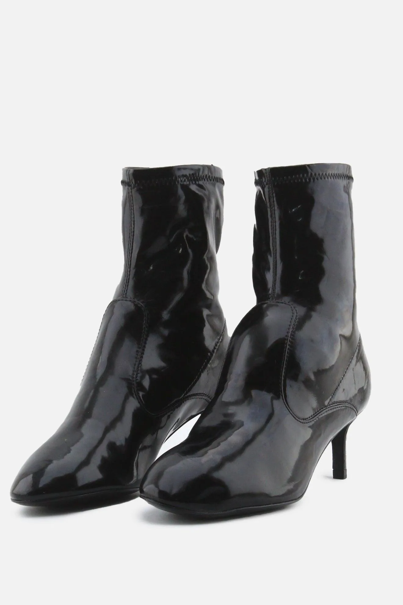 Zara Stilettos Ankle Boots | 100% Synthetic Leather